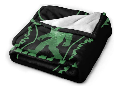 Feiluoke Funny Bigfoot Sasquatch Blanket Super Soft and Comfy 1