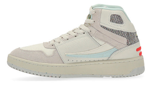 Fila Arcade Mid Green Pack Women's Sneakers in Beige and White 1