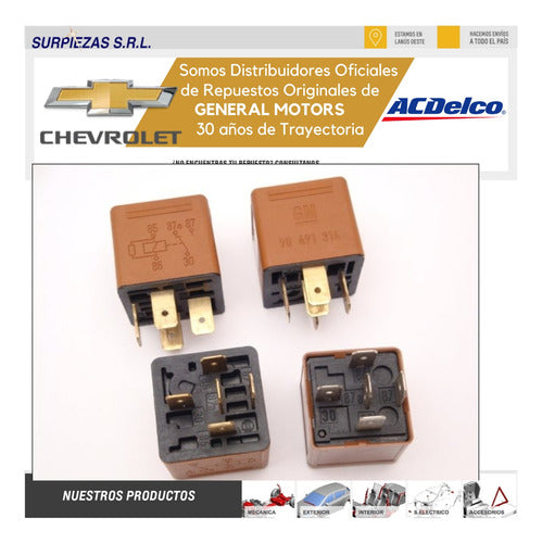 Genuine Chevrolet Corsa Brown Electrical Relay 3C Original 3