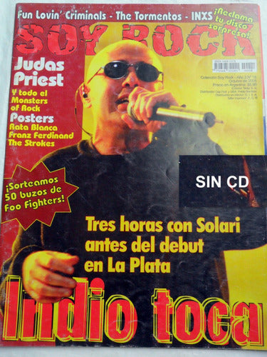 Soy Rock 18 Indio Solari, Posters Rata Blanca, The Strokes 0