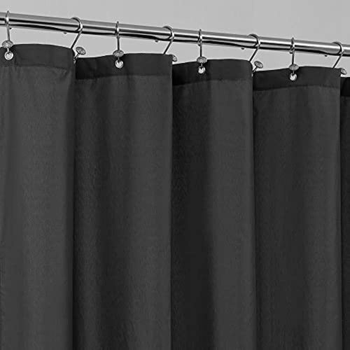 Alyvia Spring Waterproof Fabric Shower Curtain Liner 0