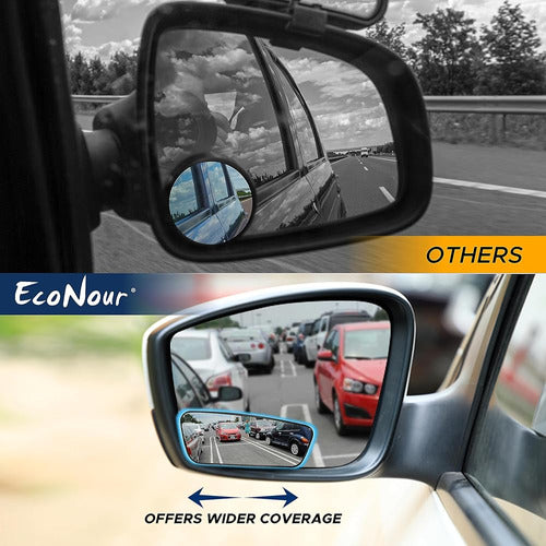 EcoNour Blind Spot Car Mirror (Pack of 2) 1