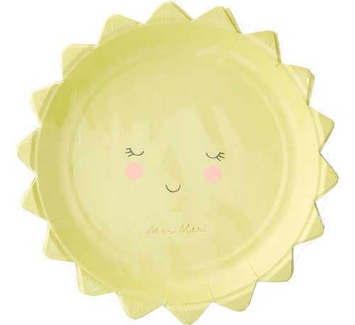 Meri Meri 157042 Small Plate, Yellow 0