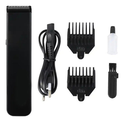 Maquininha De Cortar Barba Cabelo Pernas Pézinho Nova Ns-216 1