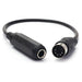 Moborest 6,35 Mm (1/4) Trs A Adaptador De Cable Din Midi De 0