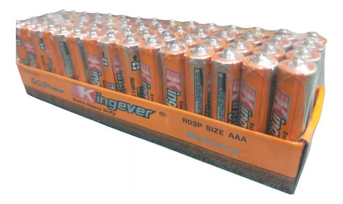 KINGEVER AAA Cylindrical Battery Pack of 4 Units Extra Duration 3