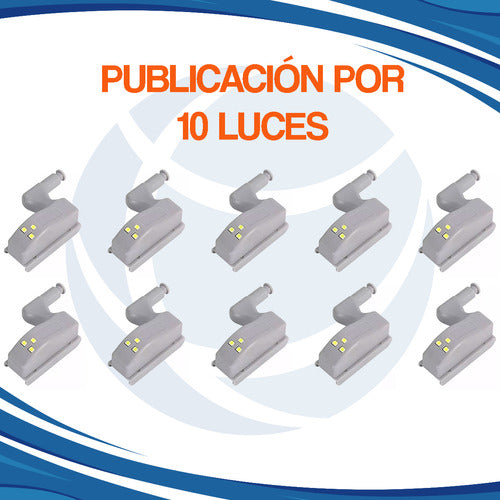 Accesorio Luz Led P/ Bisagra Cazoleta Puerta Mueble X 10 Uni 7