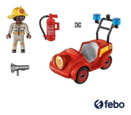 Playmobil Mini Fire Truck Duck On Call Febo 1