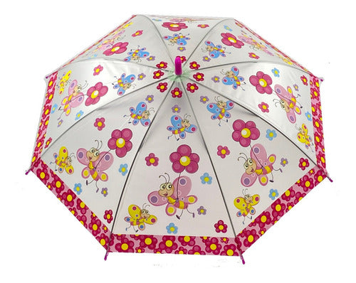 Chain Kids Plastic Umbrella with Adorable Animal Designs 6