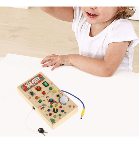 Placa Ocupada De Led Montessori Brinquedo Pré-escolar 4