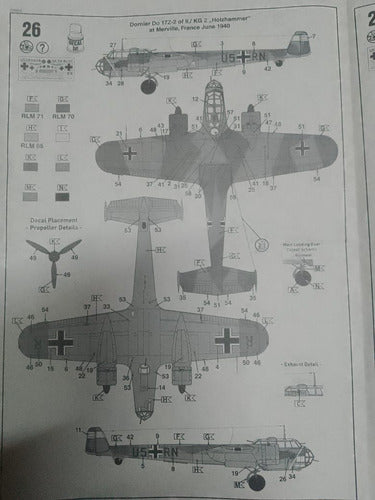 Avion Dornier Do 17 Z 2 Rev 4655 3