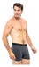 Dufour Men's Seamless Striped Cotton Boxer 12051 0