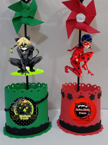 Decor Arte Centro De Mesa O Toppers Miraculous Precio Publicado Centro 3