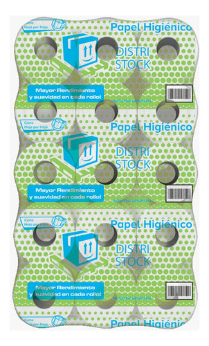 Distri Stock 2 Bolsones De Papel Higiénico 30x100 Rollos Blanco Economico 0