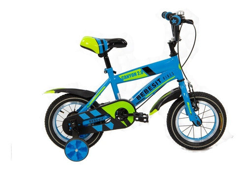 Bicicleta Bebesit Rodado 12 Varon Bk001 - Mosca 0