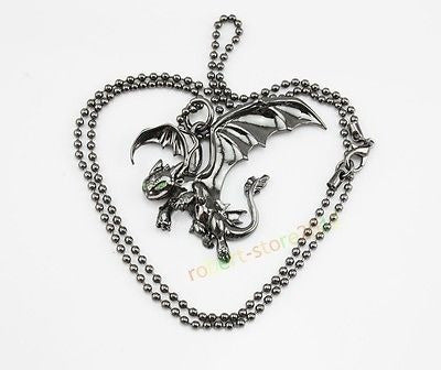 How to Train Your Dragon 2 Toothless Night Fury Necklace 1