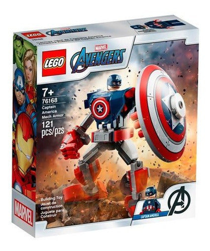 Lego Marvel Avenger Capitán América 121 Piezas 0