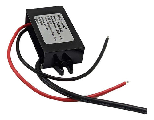 Convertidor De Tension 12 / 24v A 5v 1a C/ Salida Usb Tipo A 0