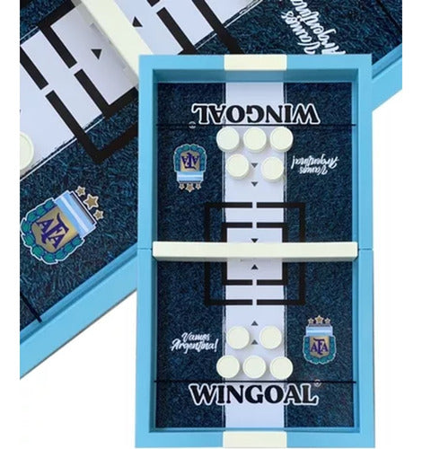 Wingoal Table Game Set - Foosball, Air Hockey, Shuffleboard, Sling Puck 1
