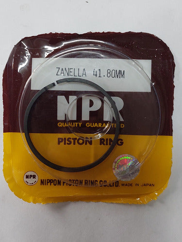 Set of NPR Japan Piston Rings Zanella 50cc 41.80mm Due Fire Sol 0