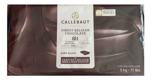 Chocolate Callebaut 811 Semiamargo Bloque 5 Kg Vegano 0