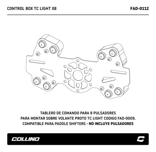 Control Box Full X8 Volantes Tc Light Collino 5