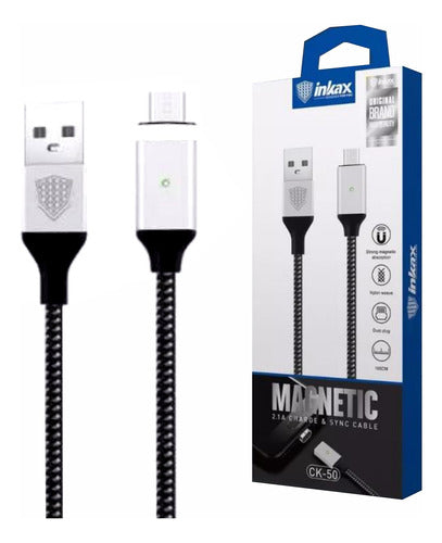 Cable Inkax Microusb 2.1a Magnético 1