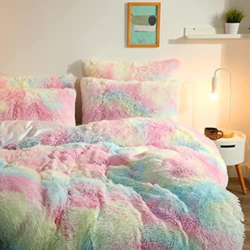 Sumfunry Luxurious Plush Fleece Bedding Set, Soft Plush Bedding 1