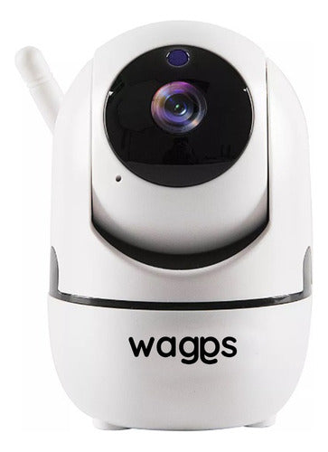 Waggs Camera De Seguridad Wifi Ip Interior Audio Y Vision Nocturna 0