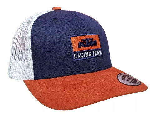 KTM Racing Team Trucker Cap Original White/Blue/Orange Avant 2