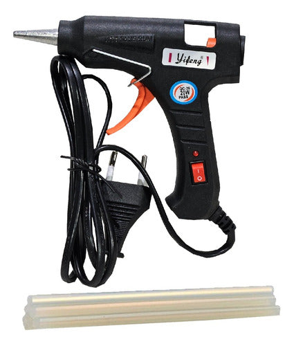 Multiarte Hot Glue Gun 20 Watts with 6 Silicone Sticks 0