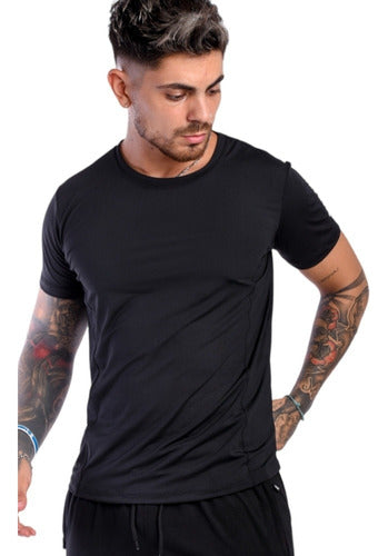 Crossray Sport Men's Loose Fit Elasticized Running Urban Gym T-Shirt 0