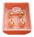 18K Gold Ball Stud Earrings 4.5mm by Ch Belgrano 2