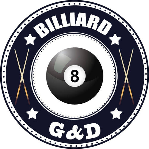 Gydbillard Pool Balls Set Ø 57mm and White Ø 60.5mm 1