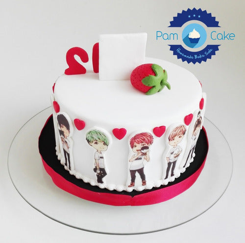 PamCakehouse Custom Birthday Cake BTS 2