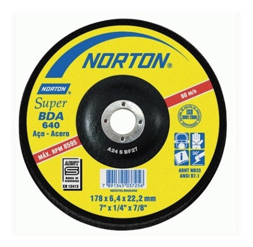 Norton Promo 2 Multicorte Discs 9' + 1 Norton Grinding Disc 7' 1