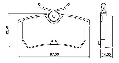 Corven Pastillas Freno Traseras Ford Focus 1.8 Tdci 1