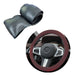 Cubre Volante + Funda Llave Silicona Chevrolet Corsa Negro 2