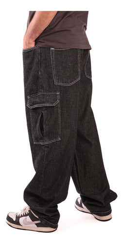 Woodoo Hubbsi Cargo Pants - Black Heathered 1