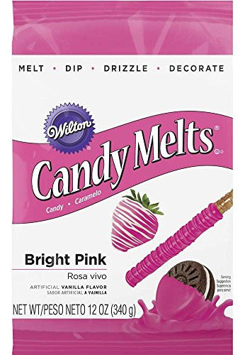 Candy Melts Wilton 1911-424 12 Oz Rosa Fuerte 0