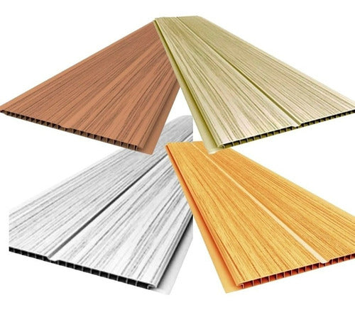 Plasbil Cielorraso Plastico - Pvc Madera - Revestimiento Lambriz 0