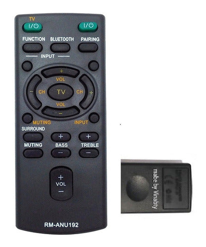 Control Remoto Vinabty Rm Anu192 Sony Sound Bar Rm Anu192... 1