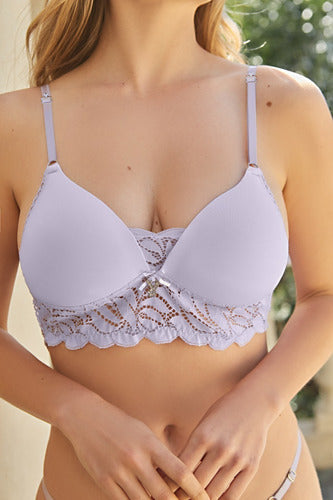 Playboy Intimates Soft Triangle Cup Bra - Glittering 0