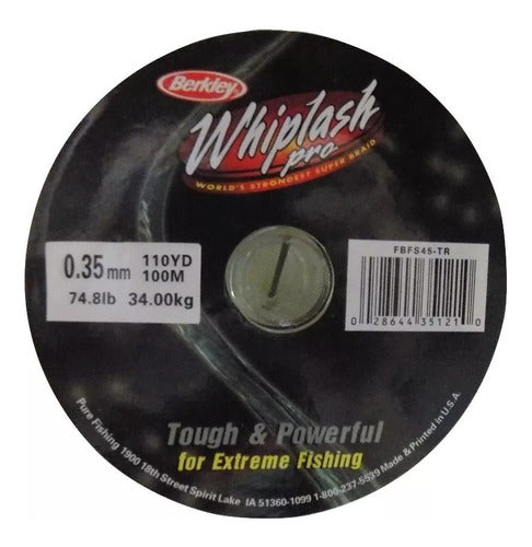 Berkley Multifilament Whiplash Pro 0.40mm 39kg 100mt Fishing Line 0