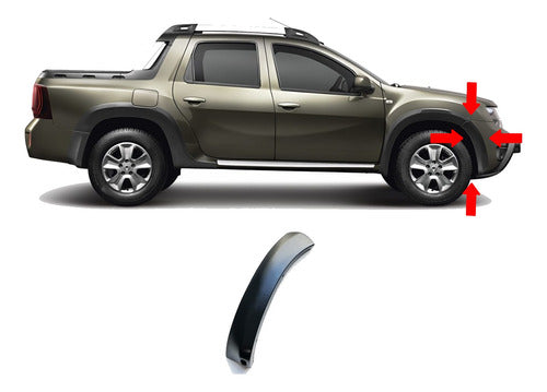 Moldura Fender Guardabarro Renault Duster Oroch Delantera 0