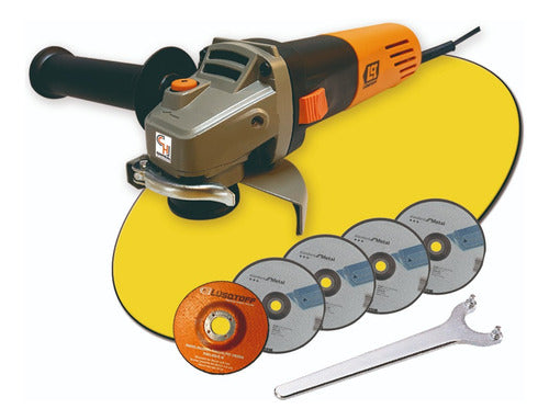 Lüsqtoff 850W 115mm 4 1/2 Professional Angle Grinder 0