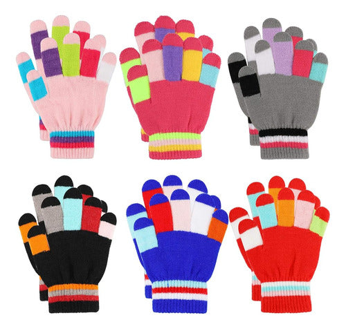 Grand Import Multicolor Combo Gloves X12 Wholesaler! 0