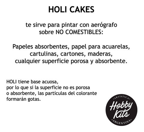 Hobbykits Holi Cakes Manual Airbrush Cake Decoration 5