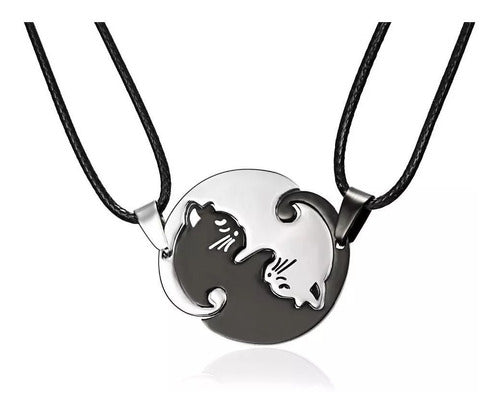 Otato Yin Yang Cats Dogs Collar for Sharing Friendship Couples 1