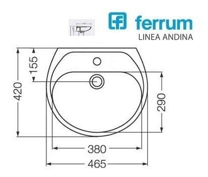 Ferrum Lavatorio Columna Y Griferia Andina Blanco Viva Cromo Ahora 12 Y 18 4